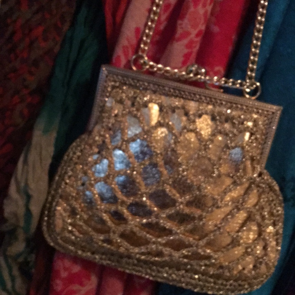 Gold Vintage evening bag